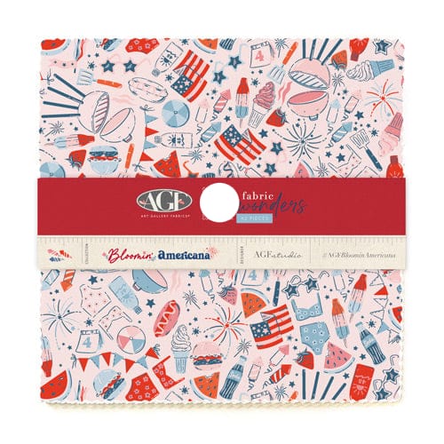 Bloomin' Americana 10 in. Fabric Squares Pack, 42pcs