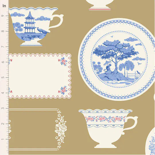 Tilda Something Blue - Labels & Ornaments, Ochre Tilda Something Blue - Labels & Ornaments, Ochre