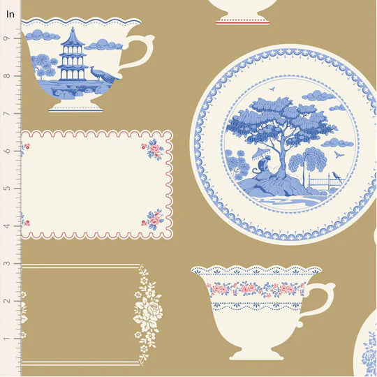 PRE-ORDER: Tilda Something Blue - Labels & Ornaments, Ochre