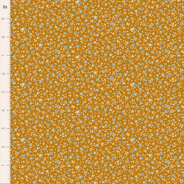 Village Life by Tilda - Mae, Ochre Fabric Village Life by Tilda - Mae, Ochre Fabric