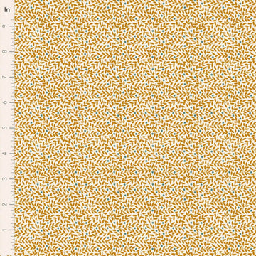 Village Life by Tilda - Lillian, Ochre Fabric Village Life by Tilda - Lillian, Ochre Fabric