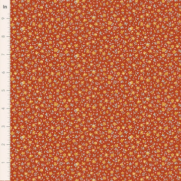 Village Life by Tilda - Mae, Rust Fabric Village Life by Tilda - Mae, Rust Fabric