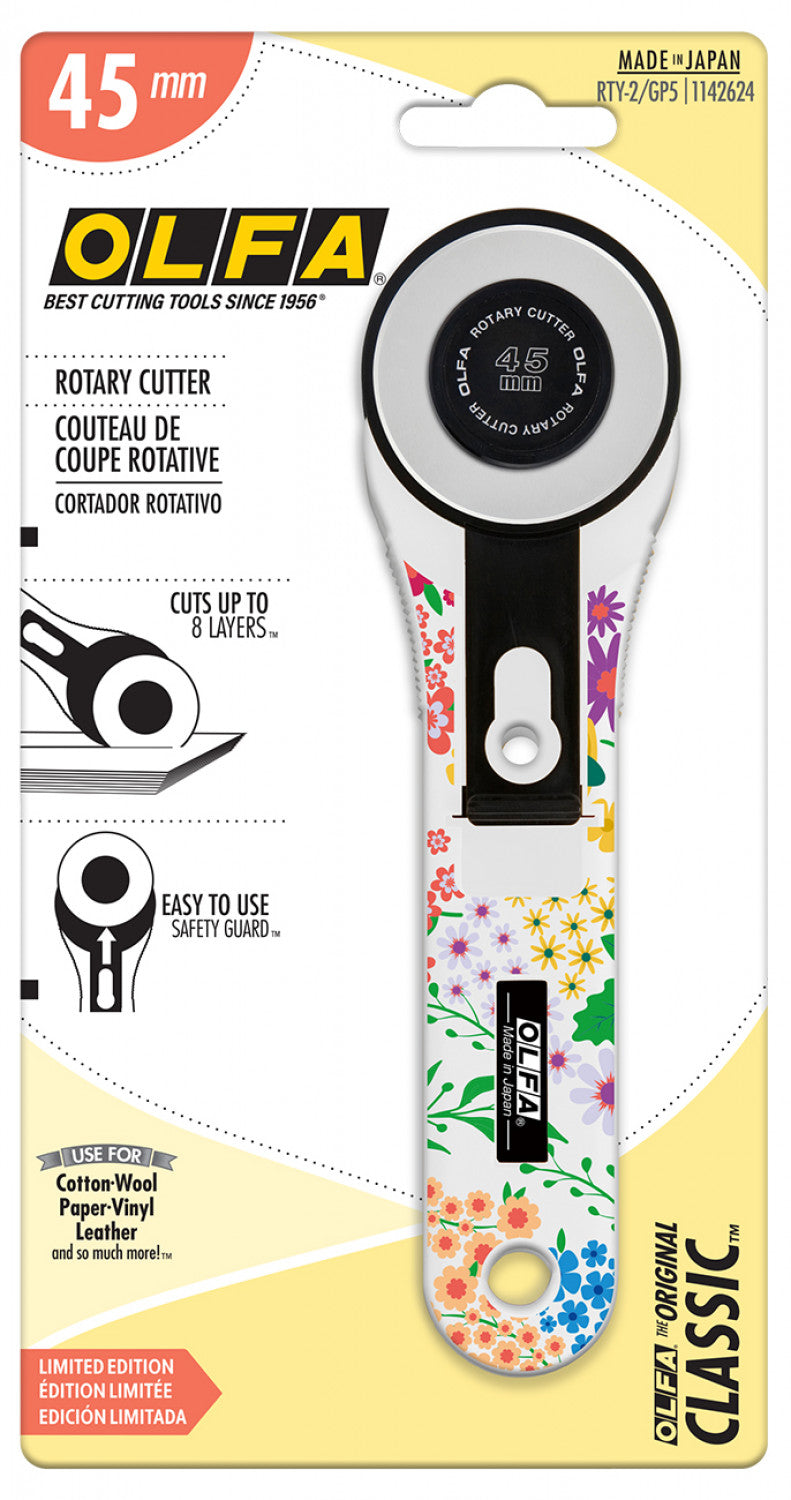 OLFA 45mm Rotary Cutter, Flowers