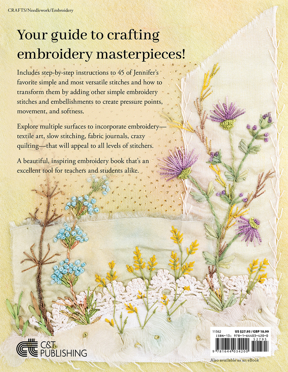 Foolproof Freeform Embroidery Exploring Your Creativity by Jennifer Clouston