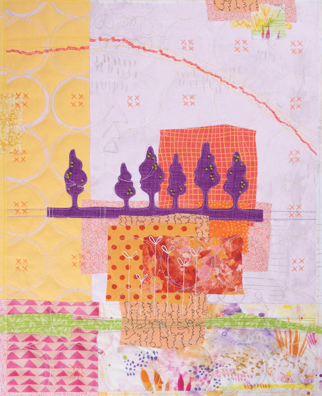 Art Quilt Collage by Deborah Boschert