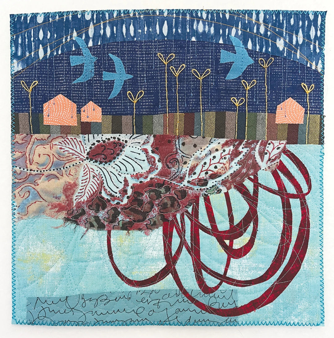 Art Quilt Collage by Deborah Boschert