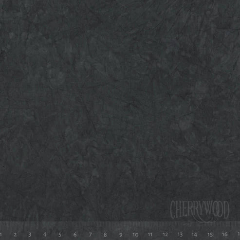 Cherrywood Hand-Dyed Cotton Fabric - Gunmetal