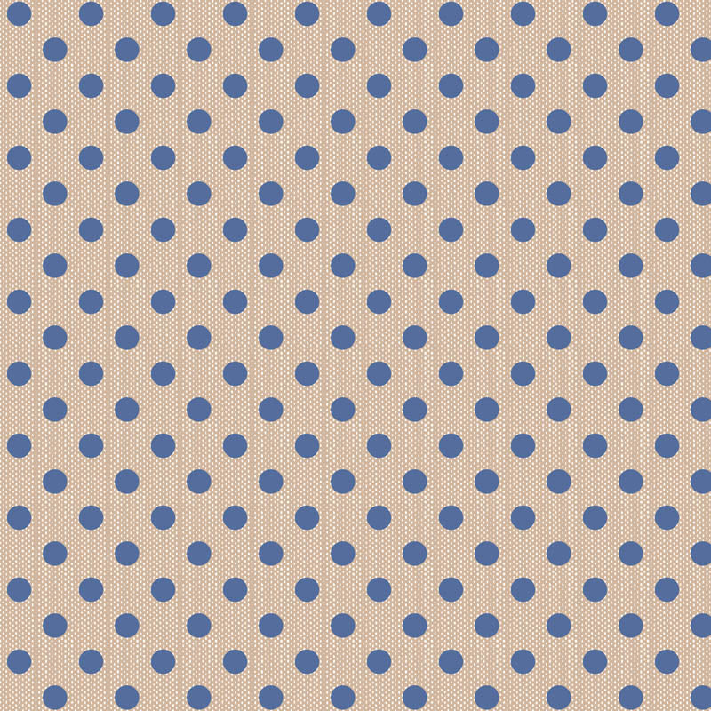 Tilda Creating Memories, Woven Polkadot Blue