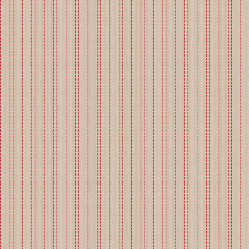 Tilda Creating Memories, Woven Seamstripe Red