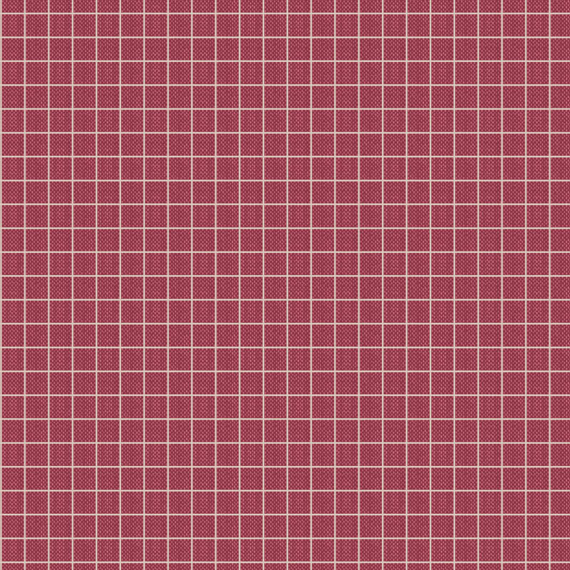 Tilda Creating Memories, Woven Plaid Burgundy