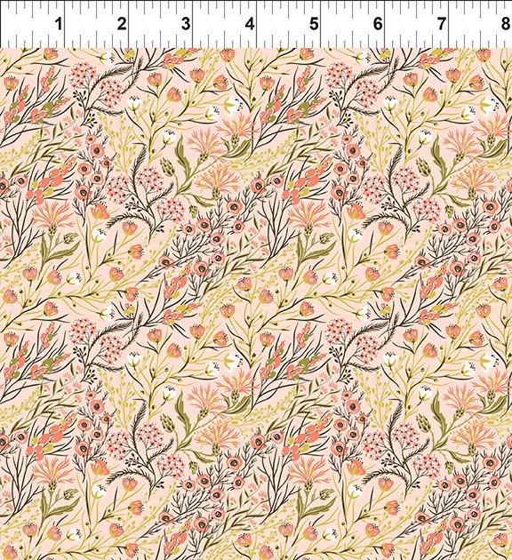 Whimsy, Peach Sprigs