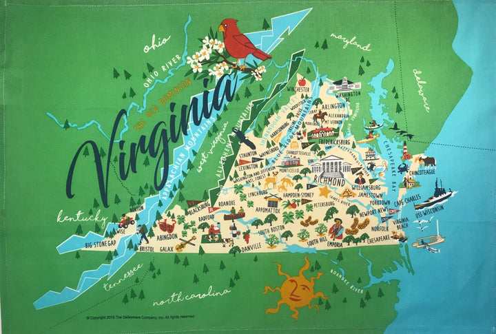 Virginia Tea Towel