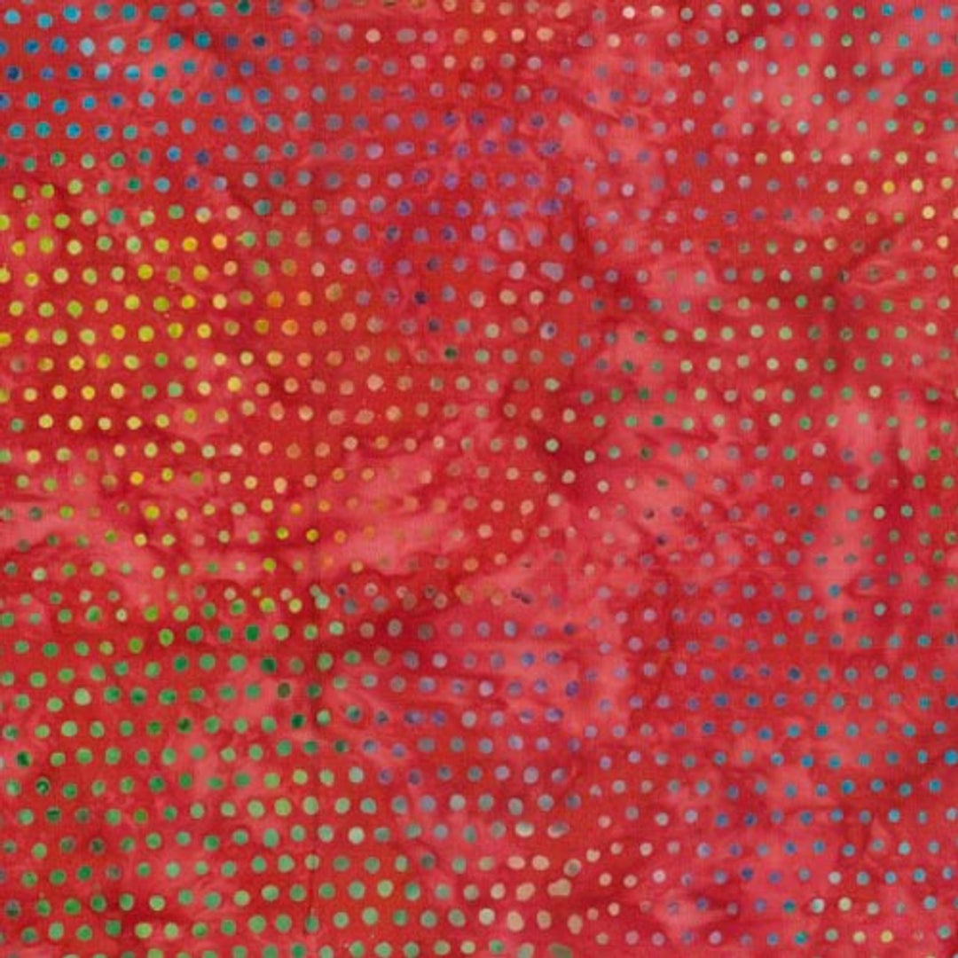 Jewel Spot Batiks by Chris Hill - 1977 Ruby