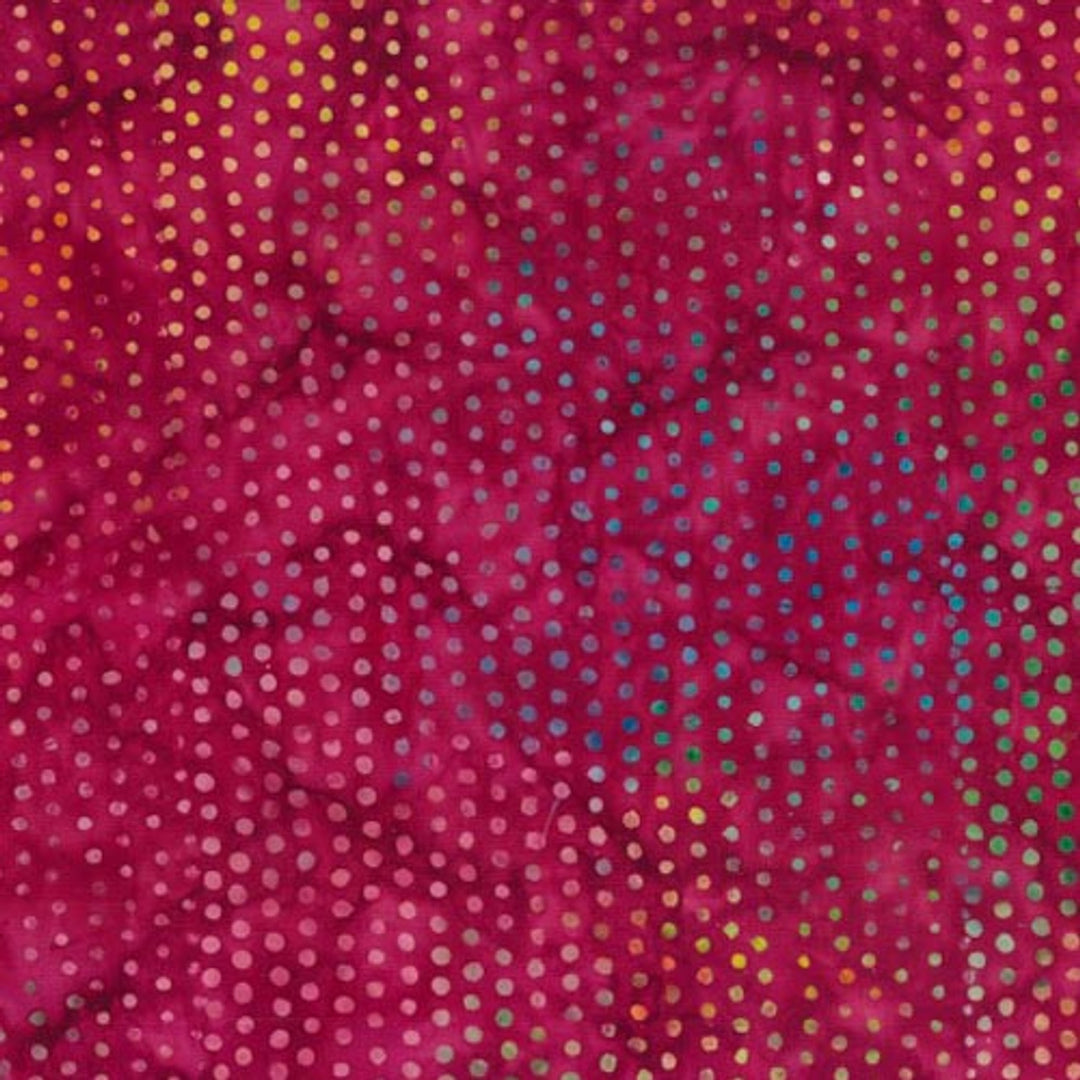 Jewel Spot Batiks by Chris Hill - 1980 Garnet