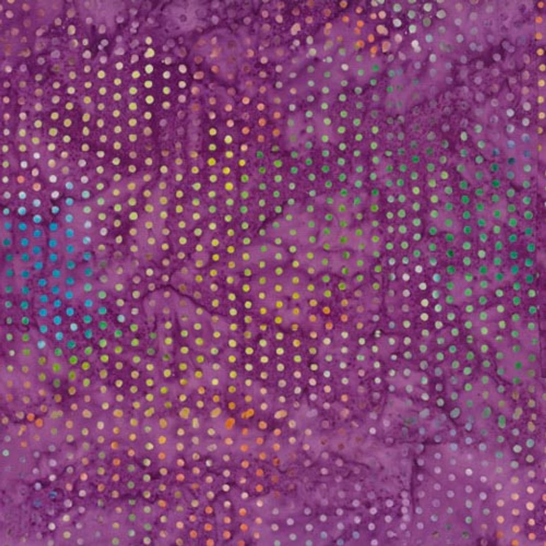 Jewel Spot Batiks by Chris Hill - 1981 Purple Garnet