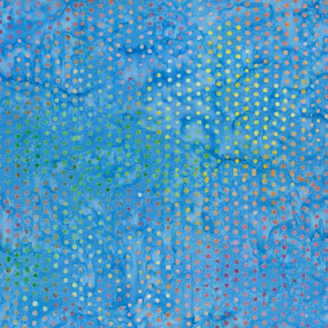 Jewel Spot Batiks by Chris Hill - 1983 Turquoise