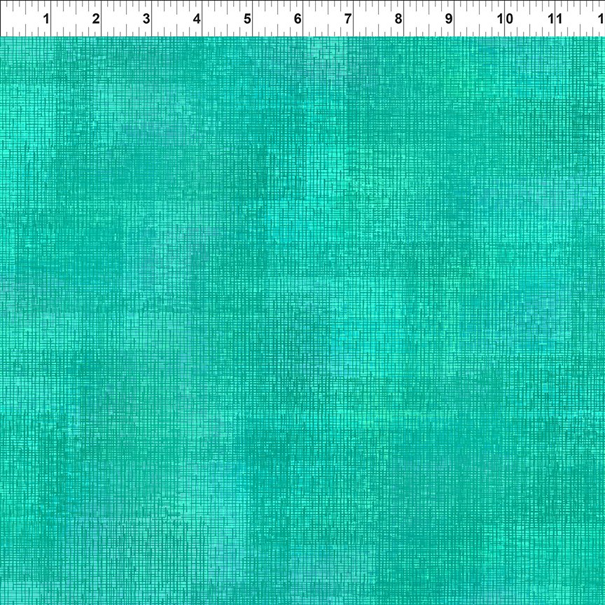 Textured turquoise fabric swatch (1WVN_18)