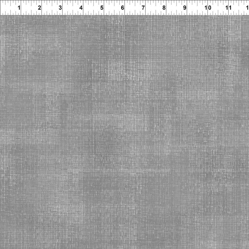 Gray fabric with textured grid pattern - 1WVN_34