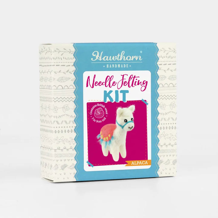 Alpaca Mini Needle Felting Kit by Hawthorn Handmade