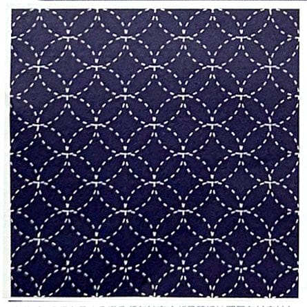 Artistic Artifacts Sashiko Kit, Circles in Navy Artistic Artifacts Sashiko Kit, Circles in Navy
