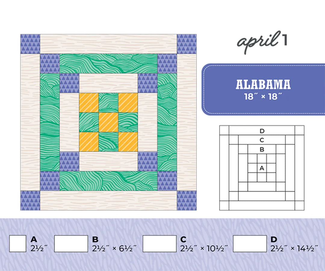 Quilter's New Perpetual Block-A-Day Calender