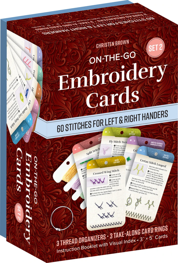 On-the-Go Embroidery Cards Set 2 by Christen Brown