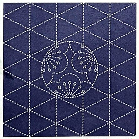 Artistic Artifacts Sashiko Kit, Sakura Center in Navy Artistic Artifacts Sashiko Kit, Sakura Center in Navy