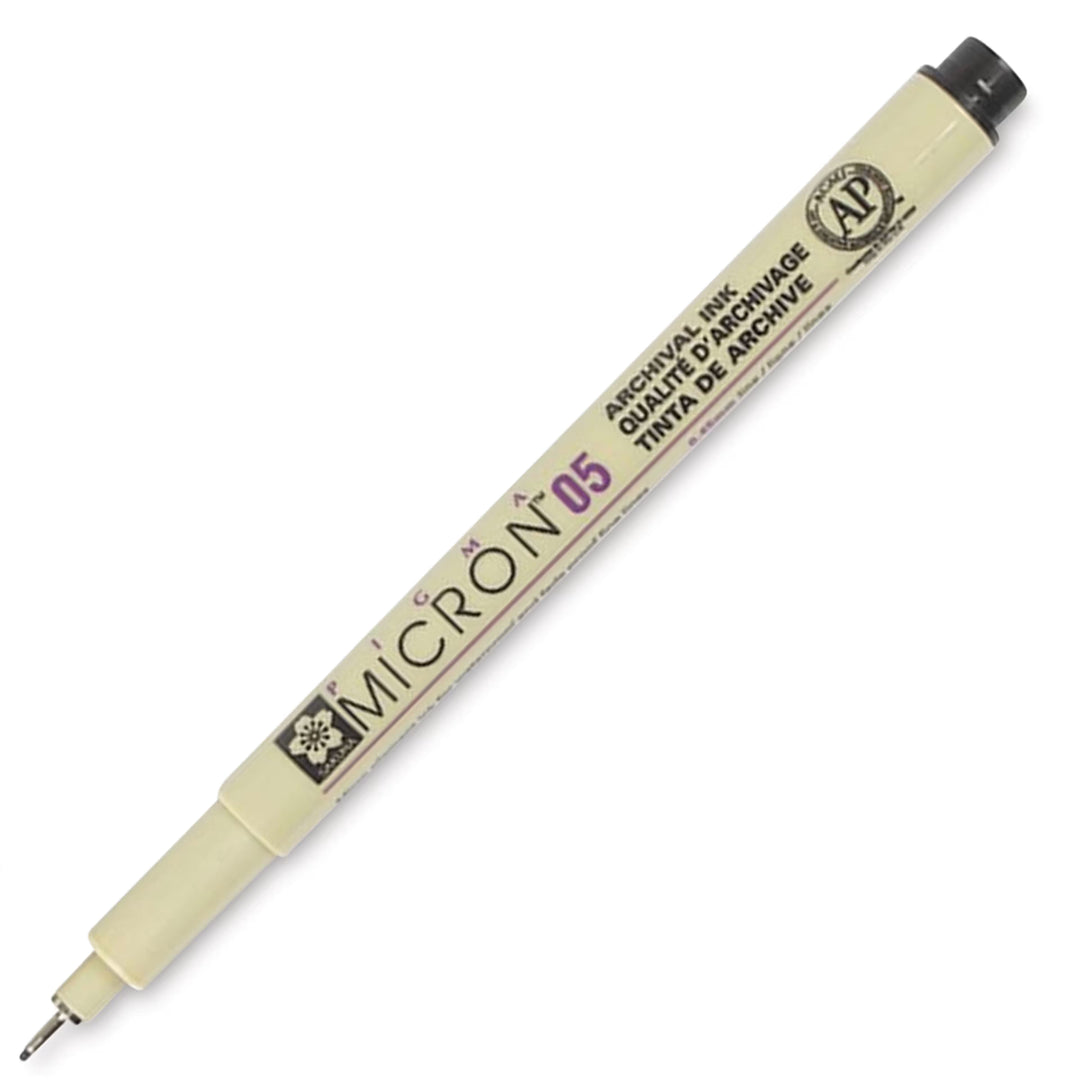 Pigma Micron Pen Black .45mm Size 05