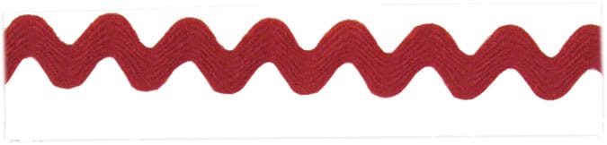 Jumbo Rick Rack 1 3/8in wide, Red Sold per Yard Jumbo Rick Rack 1 3/8in wide, Red Sold per Yard