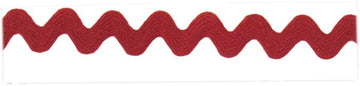 Jumbo Rick Rack 1 3/8in wide, Red Sold per Yard Jumbo Rick Rack 1 3/8in wide, Red Sold per Yard