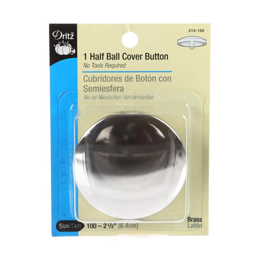 Button Cover Half Ball Size 2 1/2in, 2pcs Button Cover Half Ball Size 2 1/2in, 2pcs