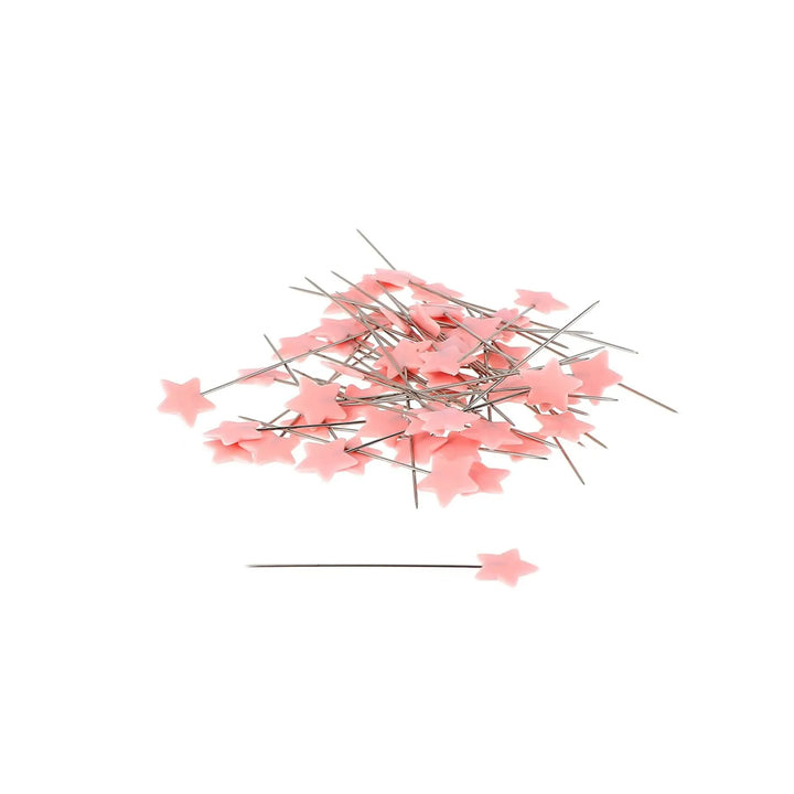 Light Pink Star 1-1/2in Pins, 100pcs