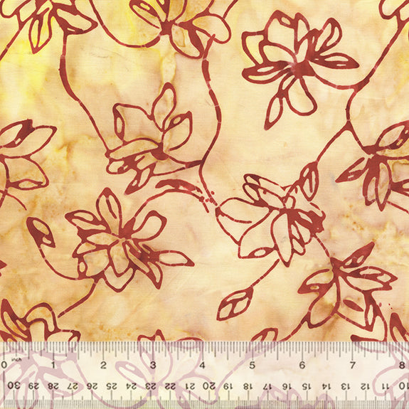 Carnelian Batiks By Anthology, Lotus - Sienna