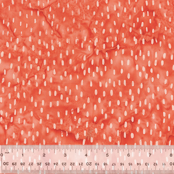 Carnelian Batiks By Anthology, Dashes- Coral