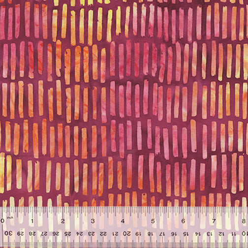 Batiks By Anthology, Plum Fizz, Stacks in Plum