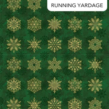 O'Christmas Tree - Snowflake Blocks, Green Multi | Artistic Artifacts
