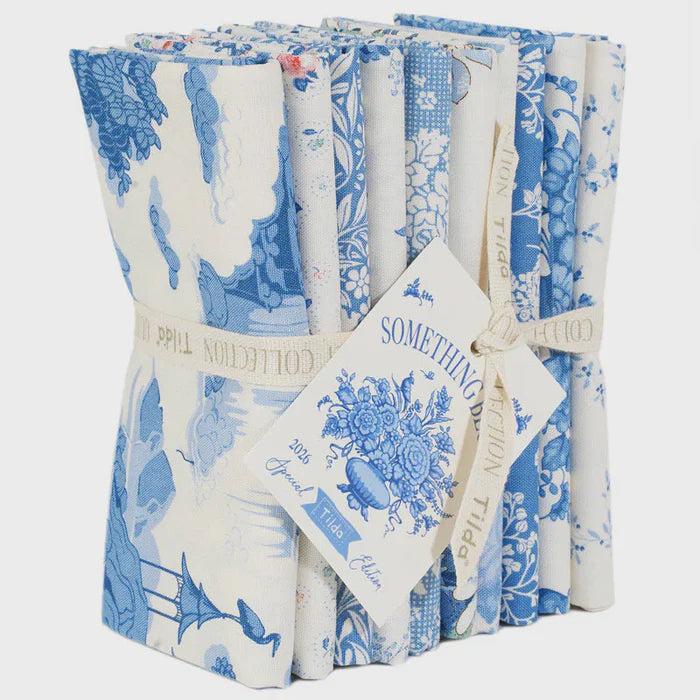 Tilda Something Blue Fat Quarter Bundle, Light, 10pcs
