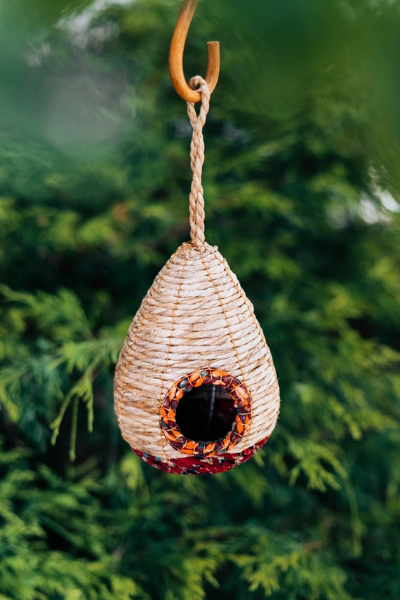 Teardrop Sari Birdhouse