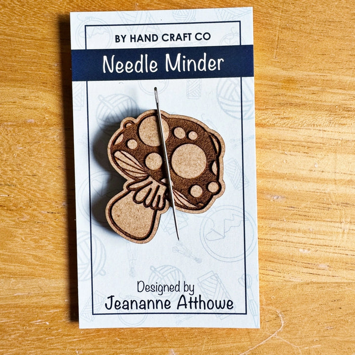 Mushroom Wooden Needle Minder