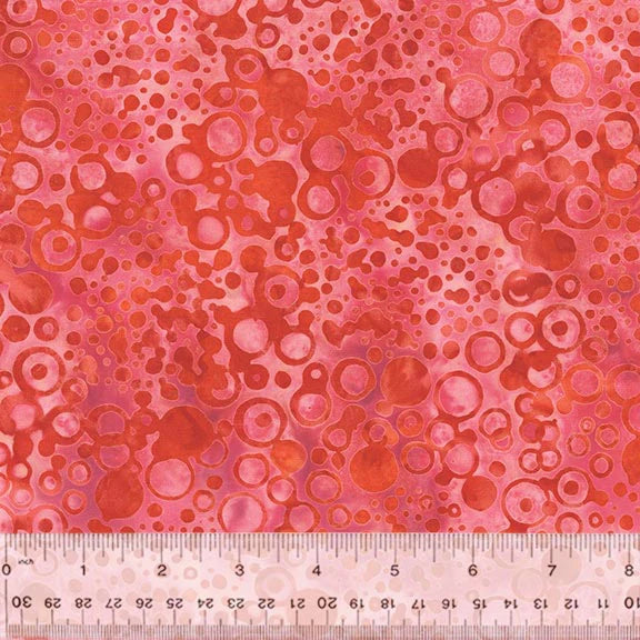 Forever Spring Batiks - Circles, Pink
