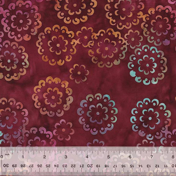 Burgundy fabric with floral pattern, 3751Q-X-1-015Ud000004XkeUIAS.