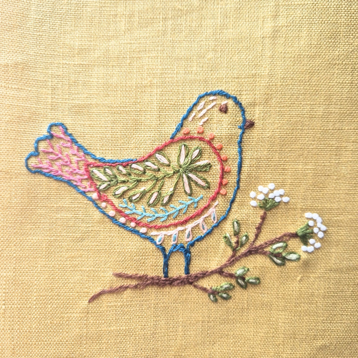 Stick and Stitch Embroidery: Folk Birds