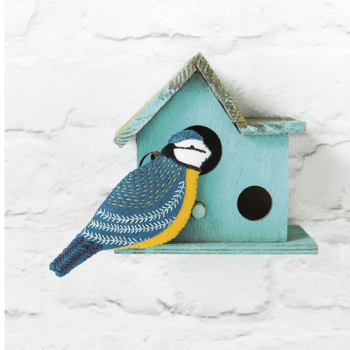 Folk Embroidered Felt Birds by Corinne Lapierre