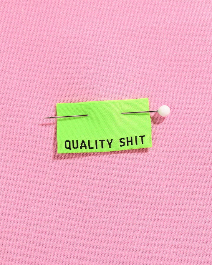 Quality Shit Woven Labels (Neon) | Case of 6 units Quality Shit Woven Labels (Neon) | Case of 6 units