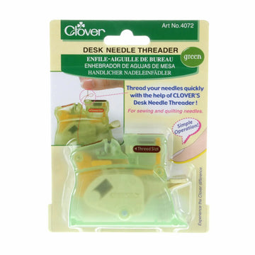 Clover Brilliant Pastel Desktop Needle Threader Green Clover Brilliant Pastel Desktop Needle Threader Green