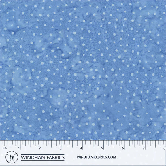 QE8: Charm Batiks By Anthology - Mini Dots, Sky