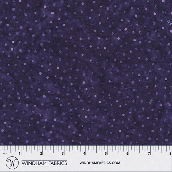 QE8: Charm Batiks By Anthology - Mini Dots, Amethyst