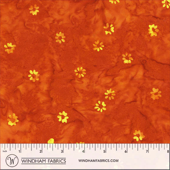 QE8: Charm Batiks By Anthology - Buds, Blaze