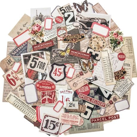 Tim Holtz Idea-Ology Ephemera Snippets 111/Pkg