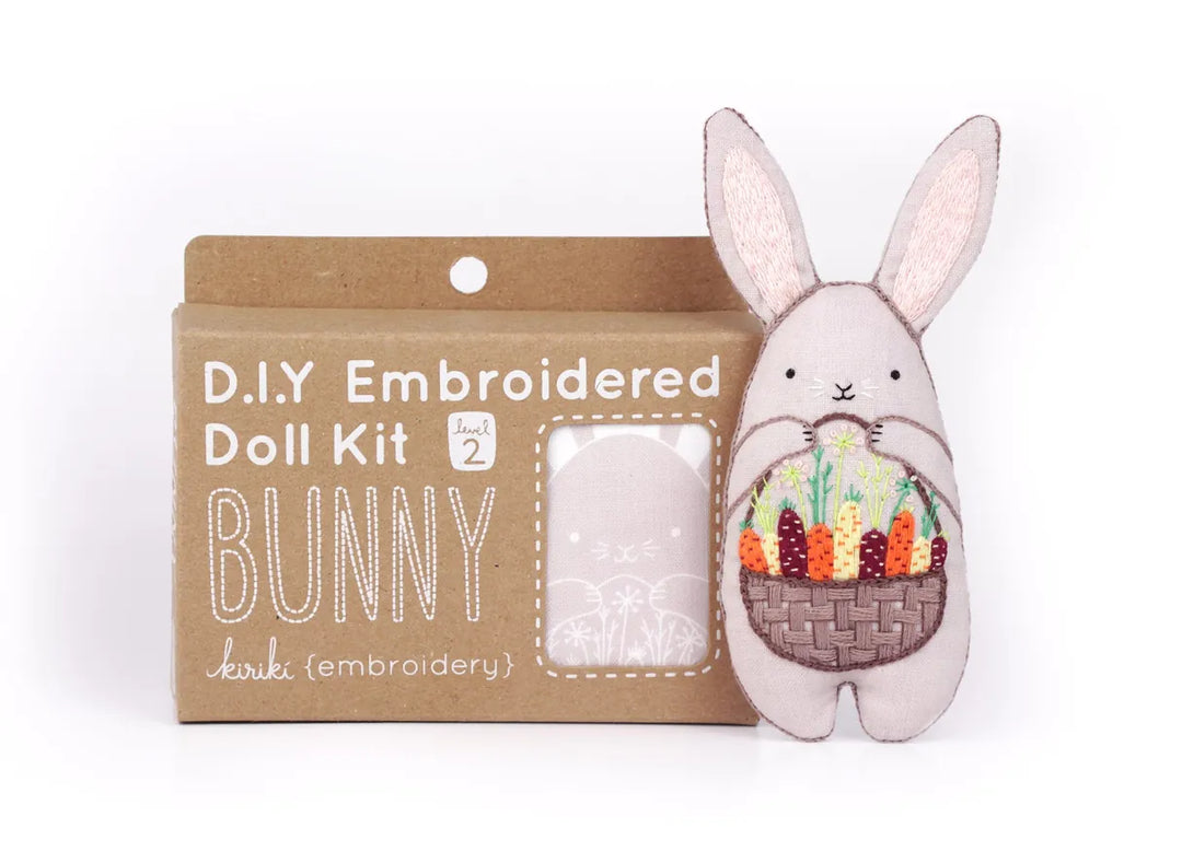 D.I.Y Embroidered Doll Kit - Bunny